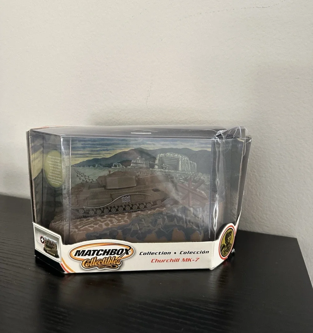 Vintage Mattel Matchbox Collectibles Churchill MK-7 Tank -New (box damaged)